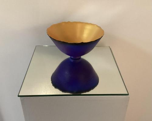 Purple Blue Prosperity Bowl 4” x 7” 375 006cw