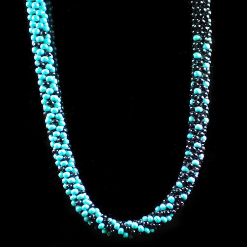 Turquoise-Black-Kumihimo-Necklace